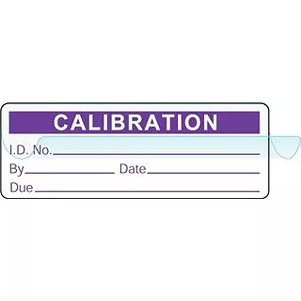 TE CONNECTIVITY Calibration Labels, Self-Lam, Vinyl, 44.5Mm W, Qcc306Rd (Pack of 144)