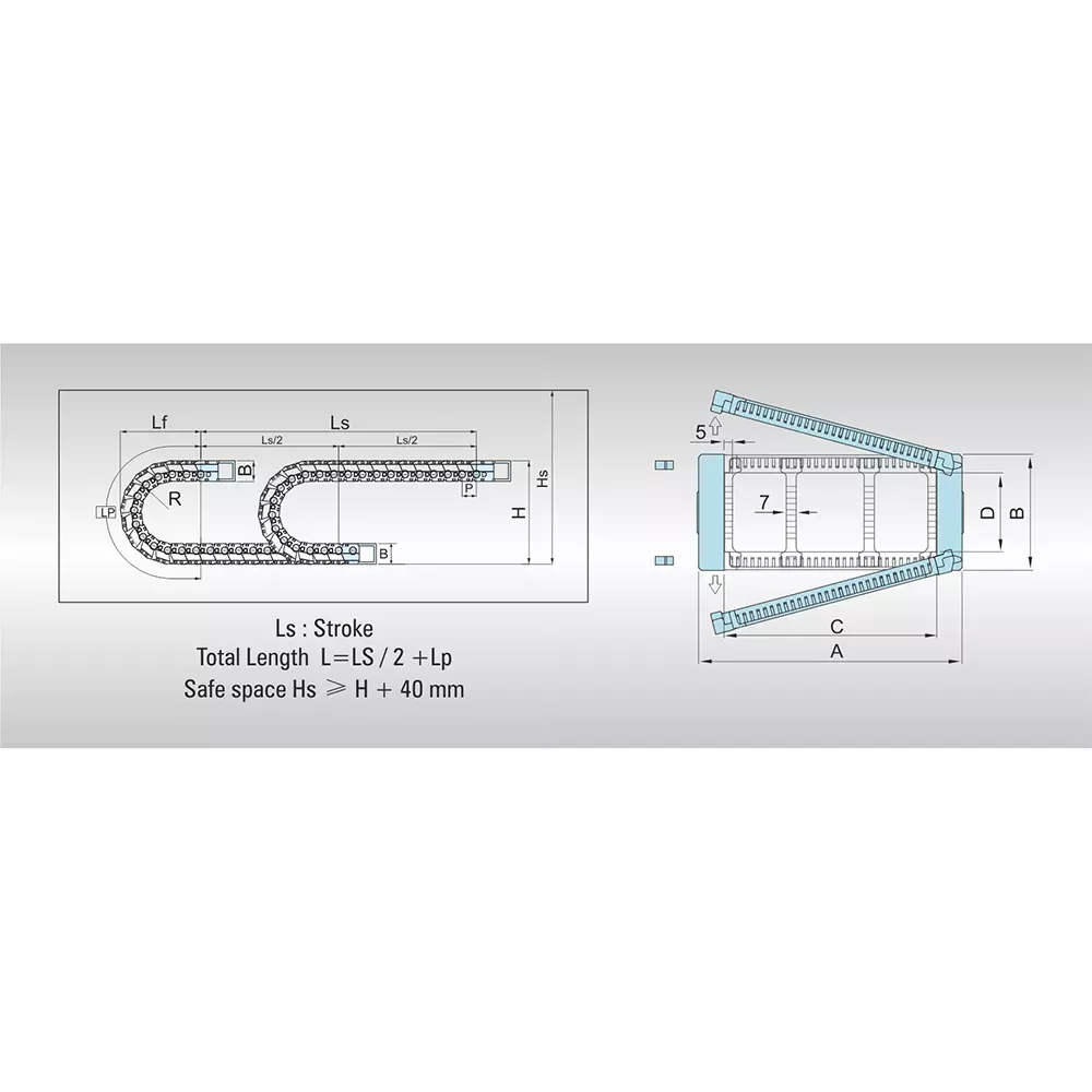 controlwell-cable-drag-sabin-n-type-chain-both-side-open-125-mm-inner-width-340-mm-bending-radius-nsb060n125r340