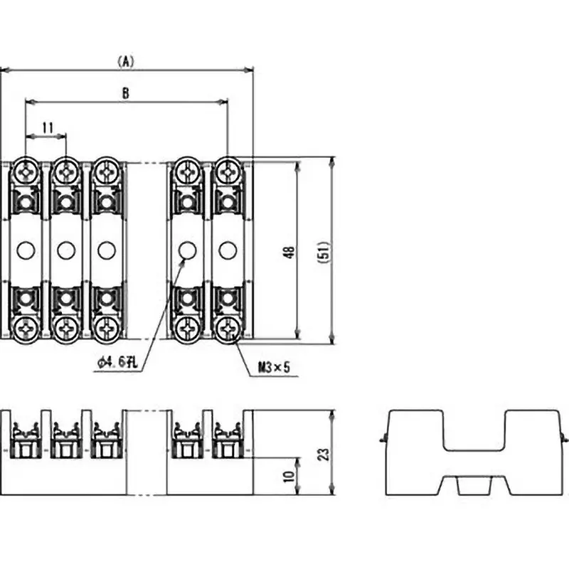 sato-parts-fuse-holder-horizontal-dc500v-100-m-or-more-black-for-fg-20-fg-30-f-7111-2p