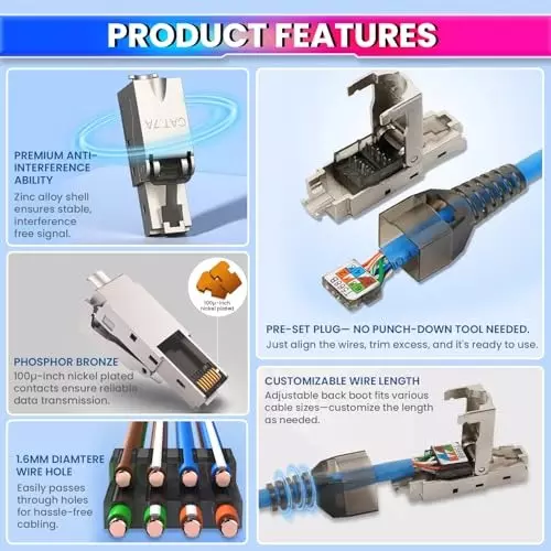 amicitools-rj45-cat7-reusable-ethernet-termination-plug-shielded-zinc-alloy-tool-free-2223-awg-10-gbps-network-plug