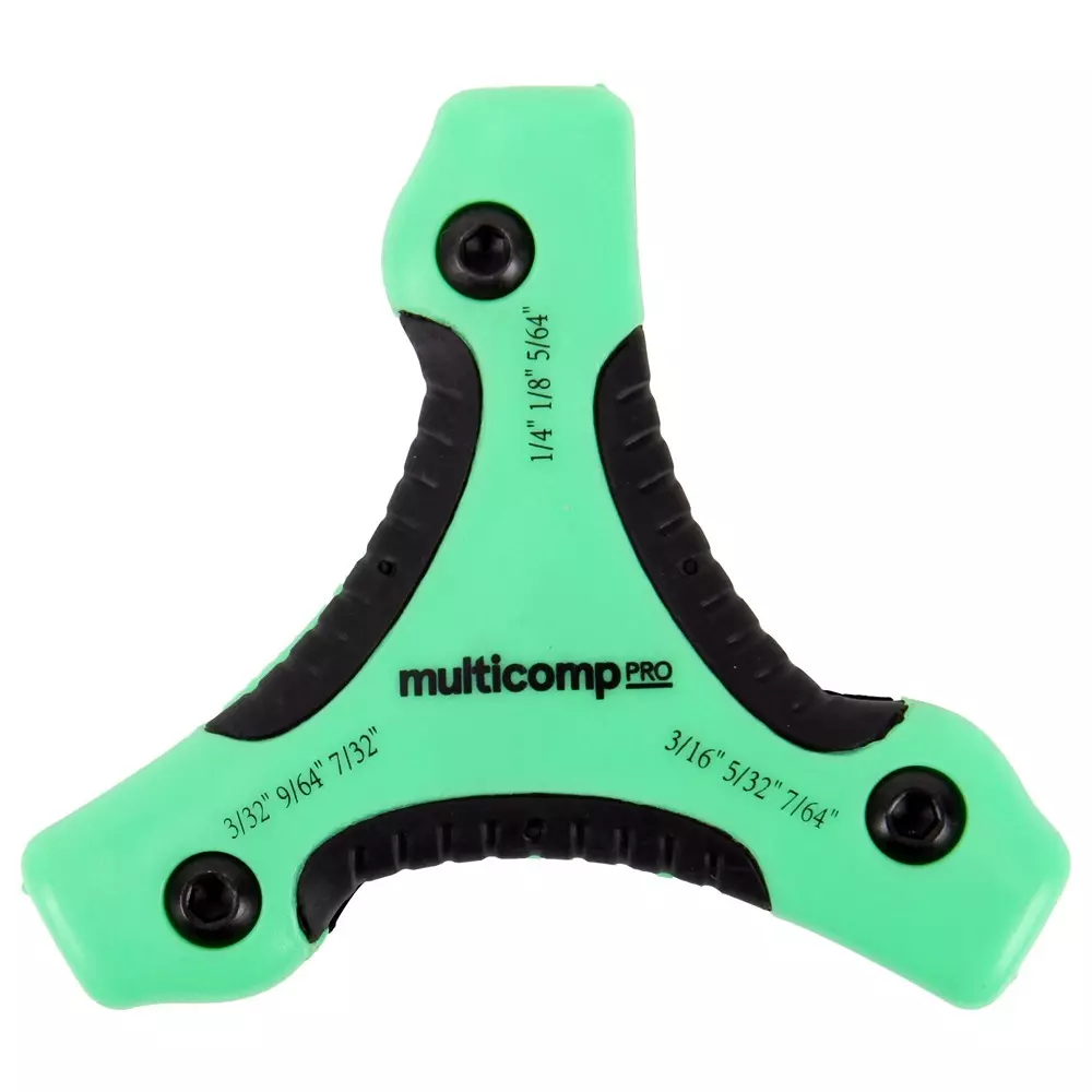 MULTICOMP PRO Hex Key Set 5/64, 3/32, 7/64, 1/8, 9/64, 5/32, 3/16, 7/32, 1/4 Keys Kit Contents, MP011883