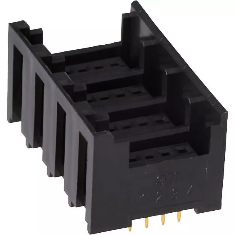 3M Mini Clamp Board Mount Socket Straight Type 3 A Current AC/DC 32 V Voltage 16 Pole, 37216-62M3-004 PL