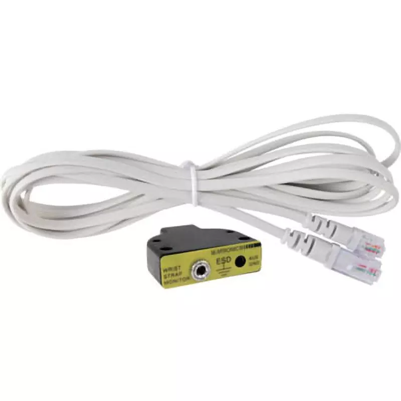DESCO Remote Unit with Wire Gray Wire Accessories for zero-volt monitor Spec, 50531