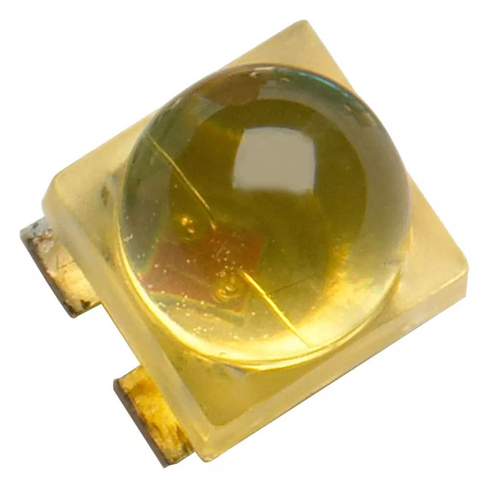 BROADCOM LED, AMBER, 16CD, 590NM, SMD, ALMD-EL2E-XZ002