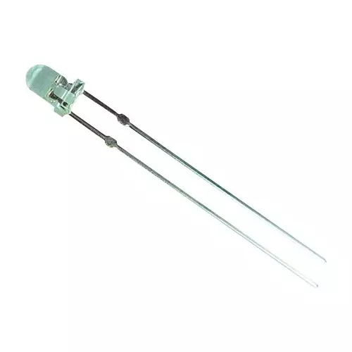 MULTICOMP PRO Standard Single Colour LEDs - Under 75mA LED 3MM MEGA BRIGHT YELLOW, OVL-3326 (Pack of 5)