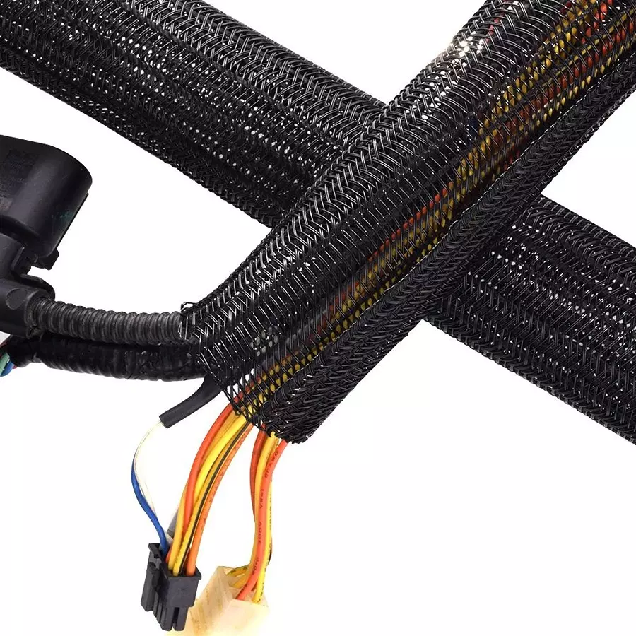 MULTICOMP PRO Sleeving SLEEVING, 19MM X 25M, BLACK, PE, MP009016 (Pack of 25)