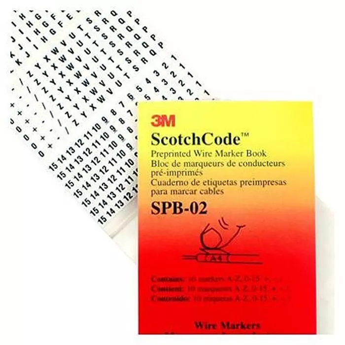 3M SCOTCHCODE PRINTED WIRE MARKER BK 0.22"W, SPB-02.