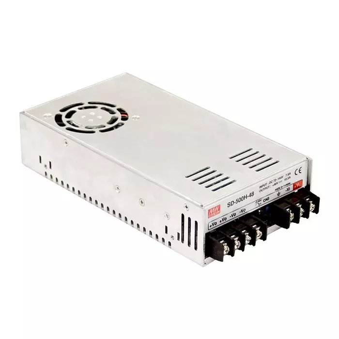 Mean Well DC-DC CONVERTER, 48V, 10.5A, SD-500H-48