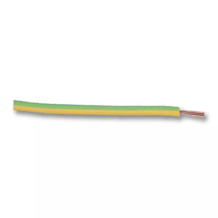 Lapp WIRE, H05V-K, GRN/YEL, 1.0MM, 100M, 4510003