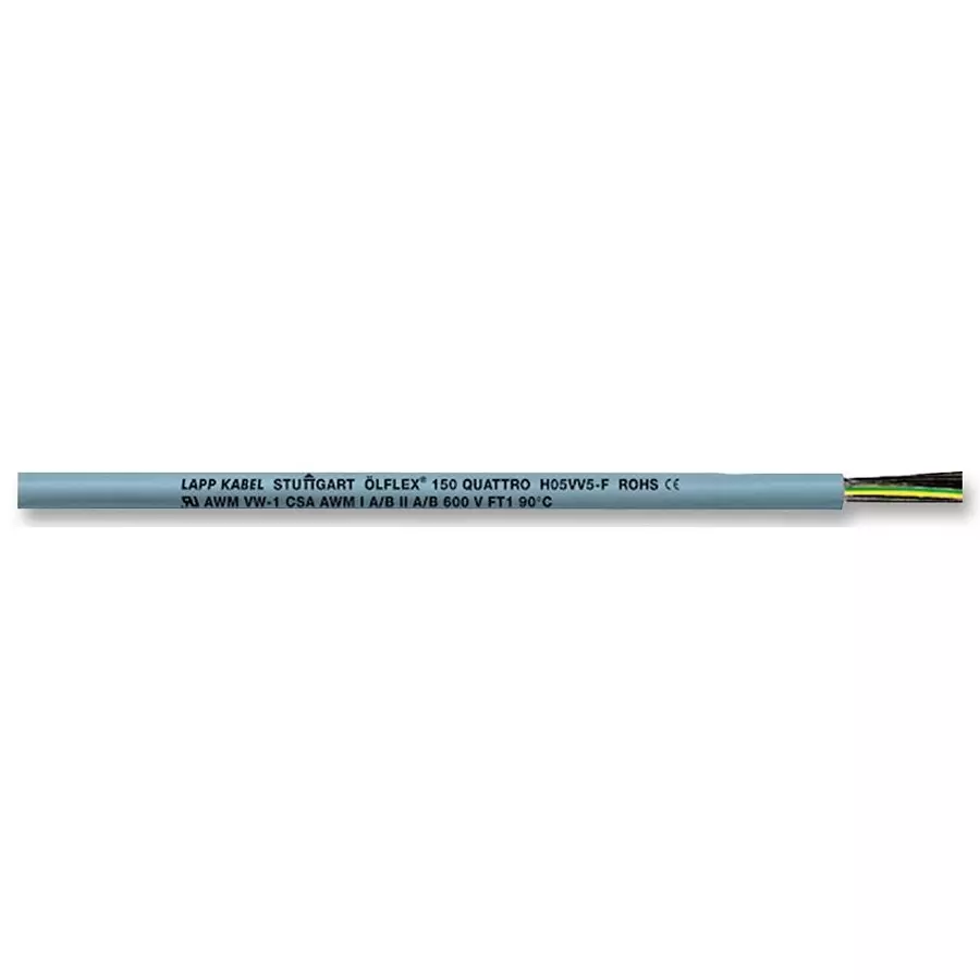 Lapp CABLE, CTRL, 4 CORE, 0.75MM, PER M, 0015104