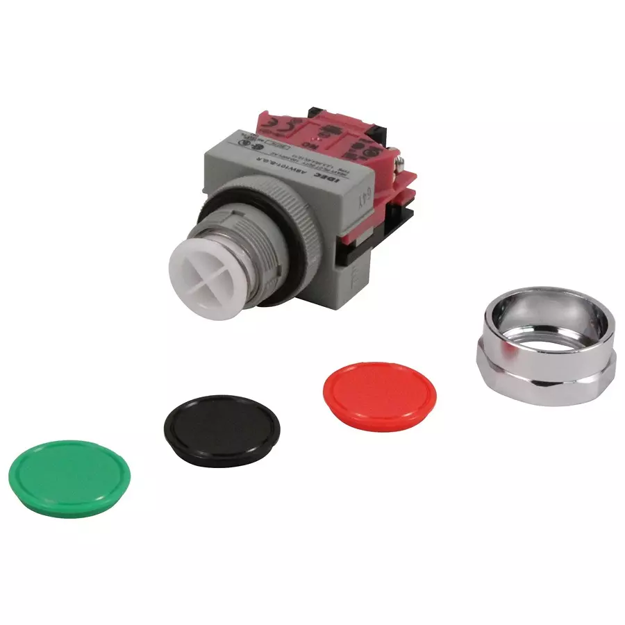 IDEC SWITCH, INDUSTRIAL PUSHBUTTON, 22MM, ABW101 BGR