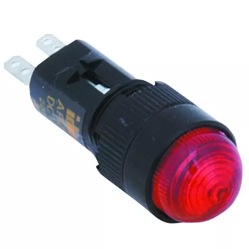 IDEC PANEL MOUNT INDICATOR, LED, 12MM, RED, 12V, AP2M211-R