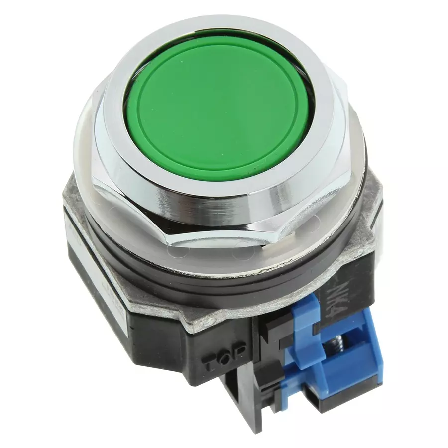 IDEC PB SWITCH, SPST-NO, 10A, 110VAC, SCREW, ABD110NUG