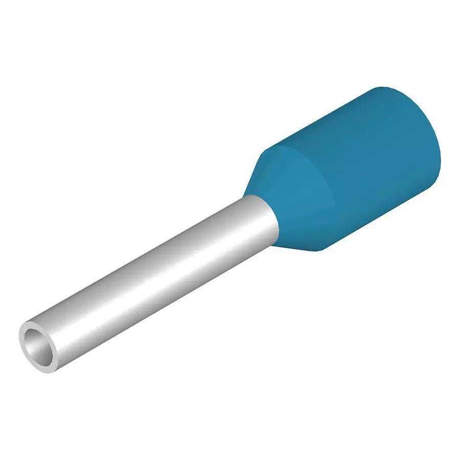 IDEC TERMINAL, WIRE FERRULE, 24AWG, SINGLE, S3TL-H025-10WJ