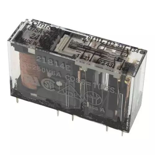 OMRON INDUSTRIAL AUTOMATION RELAY, SAFETY, 3PST-NO/SPST-NC, 250VAC, G7SA3A1B DC24