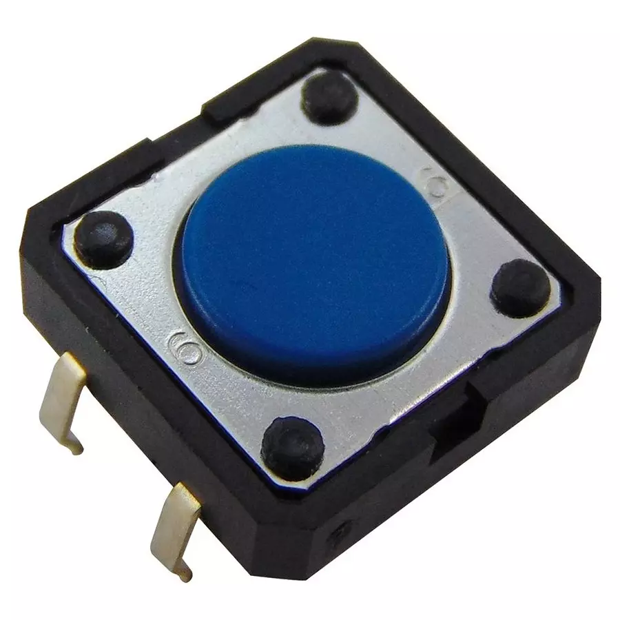 OMRON ELECTRONIC COMPONENTS SWITCH, FLAT, 12X12X4.3, 130GF, B3F5000 (Pack of 10 Pcs)