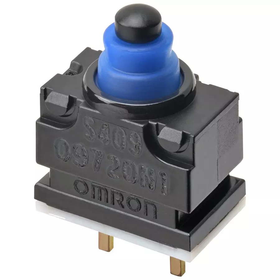OMRON ELECTRONIC COMPONENTS MICROSW, SPST-NC, 0.01A, 13.5VDC, 0.85N, D2GWA12DBYOMR