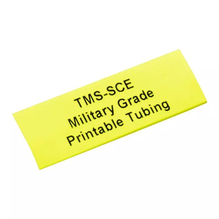 RAYCHEM - TE CONNECTIVITY HEAT SHRINK MARKER, 3.18MM, YELLOW, TMS-SCE-2X-1K-1/8-4 (Pack of 1000 Pcs)