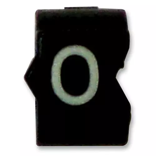 RAYCHEM - TE CONNECTIVITY CABLE MARKER, E, SIZE6, 0, PK30, STB06-0-0 (Pack of 30 Pcs)