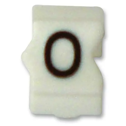 RAYCHEM - TE CONNECTIVITY CABLE MARKER, E, SIZE6, 0, PK30, STD06W-0 (Pack of 30 Pcs)