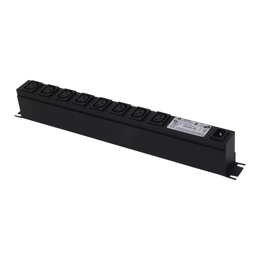 HAMMOND Power Distribution Strips POWER OUTLET STRIP, 1583H8E1BK