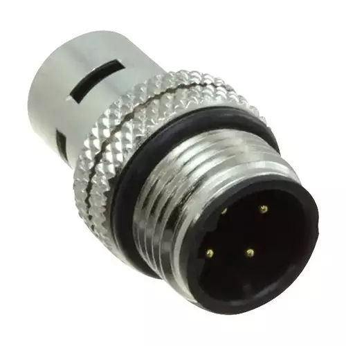 NORCOMP Sensor Conn, M12, 4Pos, Plug, Cable, 858-D04-10TRSS4