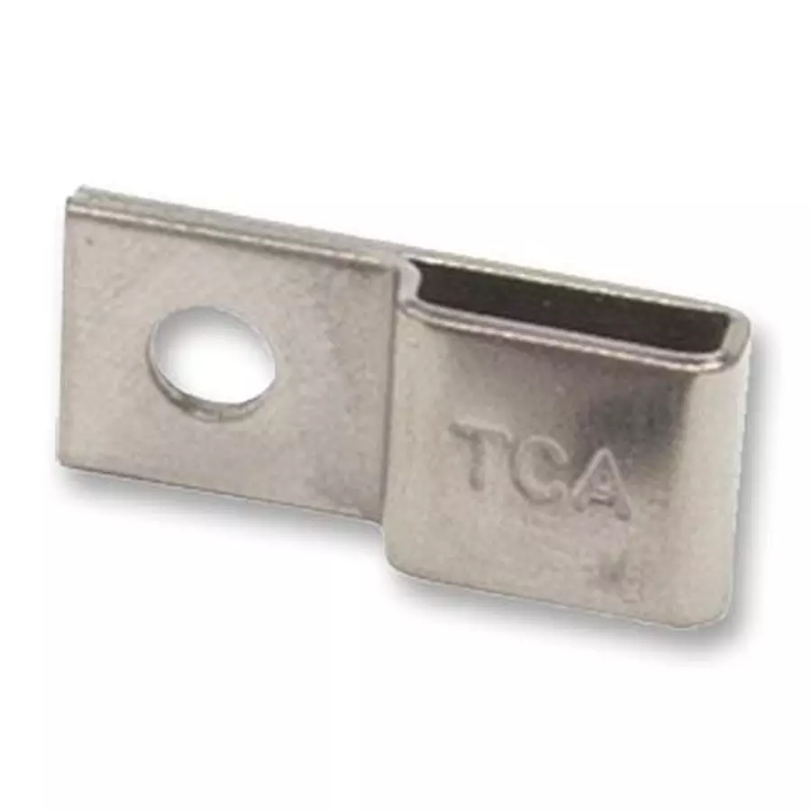 HELLERMANNTYTON Cable Tie Mount, Stainless Steel, Screw, 151-00837 (Pack of 100)