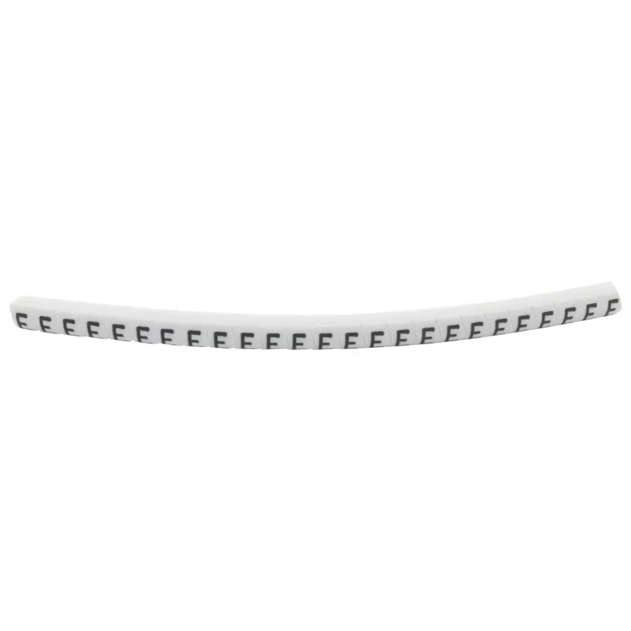 HELLERMANNTYTON Cable Marker, Pre Printed, Pvc, White, 901-11078 (Pack of 250)
