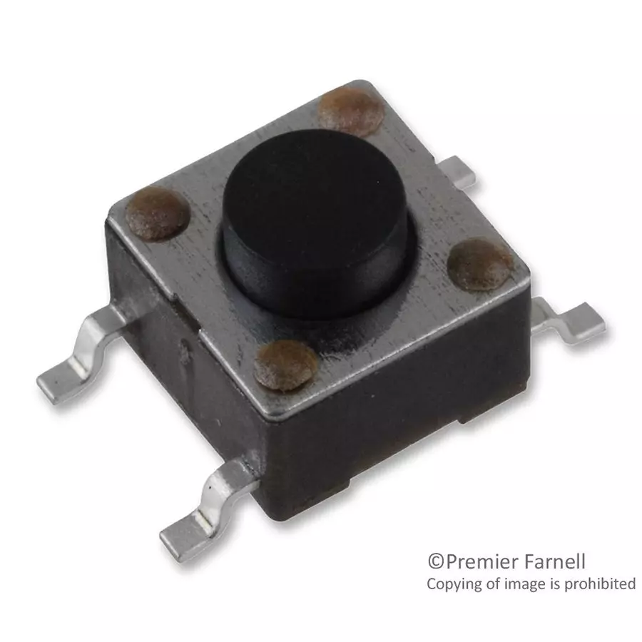 ALCOSWITCH - TE CONNECTIVITY Switch, Tactile Spst 50Ma, Smd Outside L, FSM4JSMATR