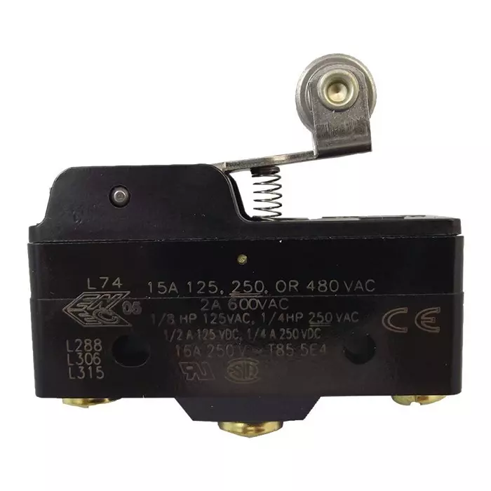 Honeywell Microswitch, Roller, Spdt, 15A, 125Vac, BZ-2RW822-A2