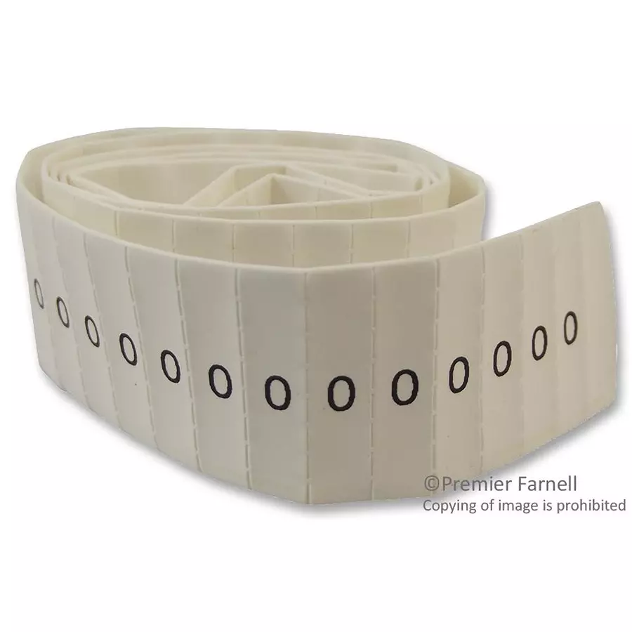 PRO POWER Cable Marker, H/S, 12/4, 0, Pk100, LHS12-4TW/0 (Pack of 100)