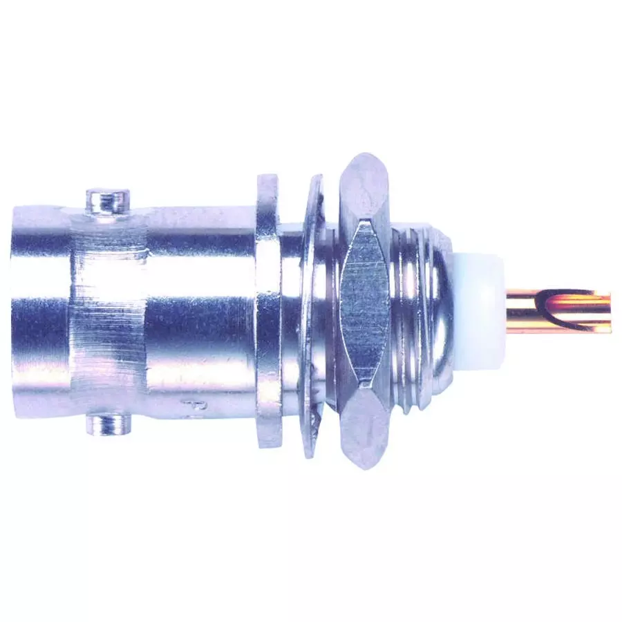POMONA Rf/Coaxial, Bnc Bulkhead Jack Straight, 50 Ohm, 4160