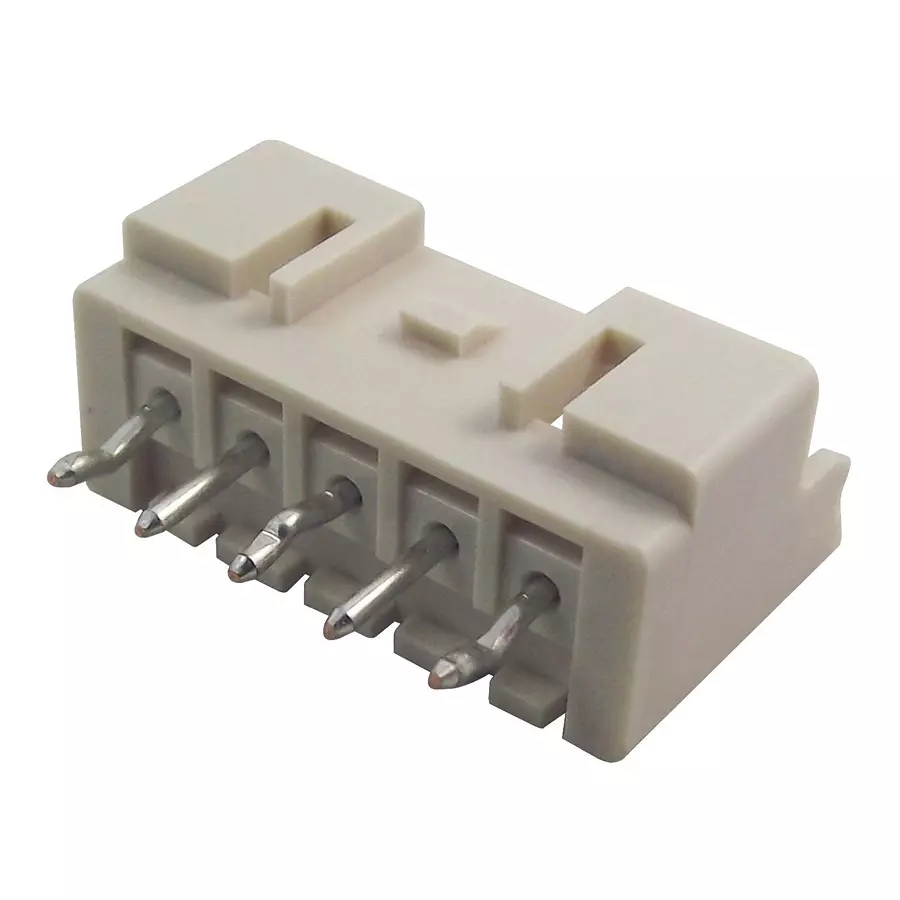 JST (JAPAN SOLDERLESS TERMINALS) Header, Vertical, 5Way, B05B-XASK-1(LF)(SN) (Pack of 10)