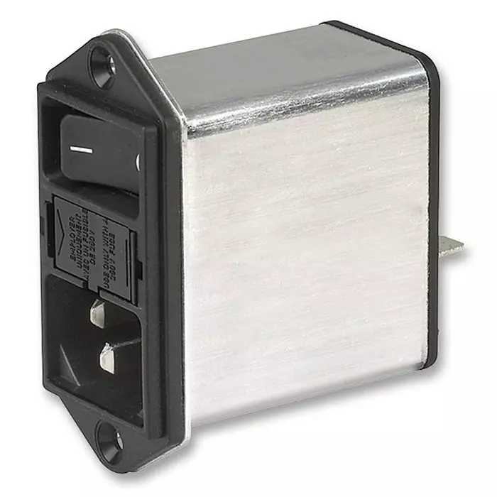 SCHURTER Inlet Filter, Iec, Medical, 2P, 2A, DD12.2321.111