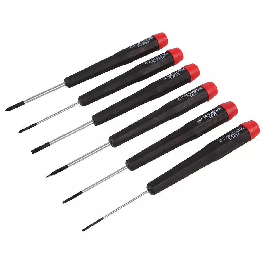 DURATOOL Screwdriver Set, Precision, 6Pc, C-710
