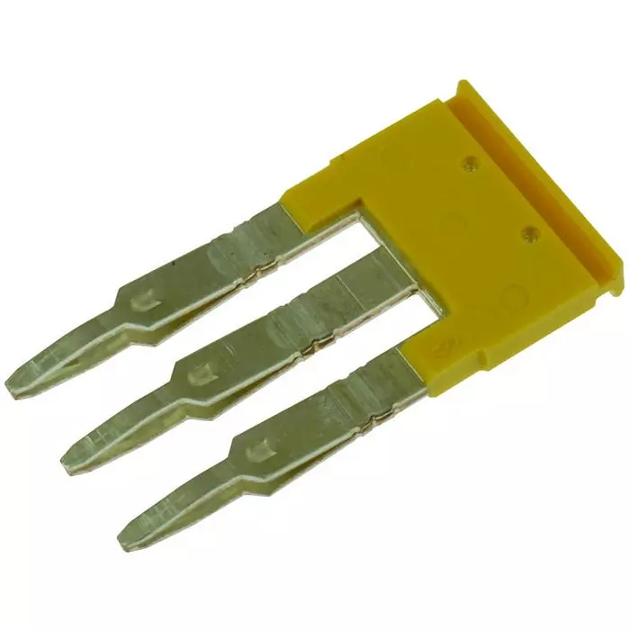 Weidmuller TERMINAL BLOCK JUMPER, 3WAY, 5.1MM, 1608870000