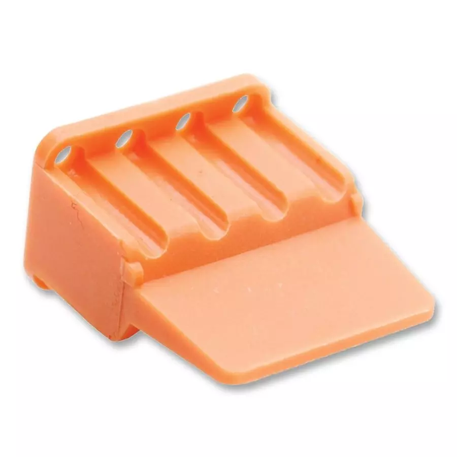 AMPHENOL SINE/TUCHEL WEDGELOCK, 8 WAY, ORANGE, THERMOPLASTIC, AWM-8S (Pack of 10 Pcs)