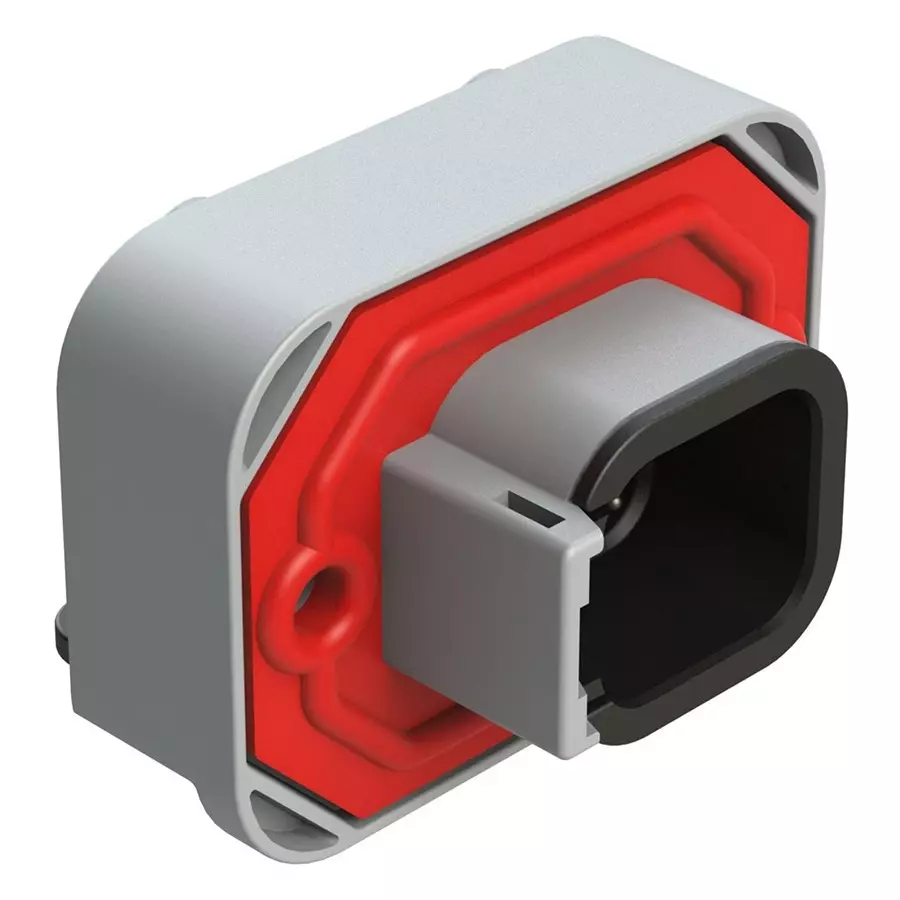 AMPHENOL SINE/TUCHEL AUTOMOTIVE CONN, 6POS, RCPT, 7.5A, 250V, ATM13-6P-BM03