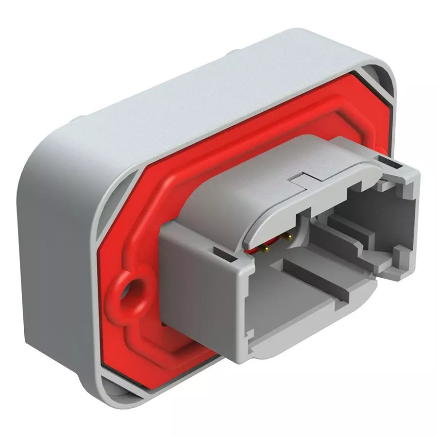 AMPHENOL SINE/TUCHEL AUTOMOTIVE CONN, 8POS, RCPT, 7.5A, 250V, ATM15-08PA-BM01