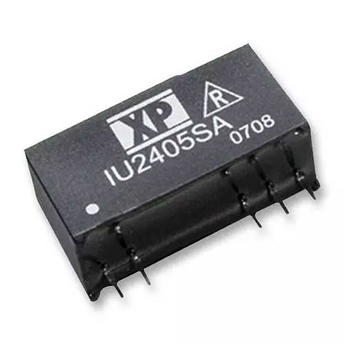 XP POWER CONVERTER, DC/DC, 2:1I/P, 2W, 5V, IU2405SA