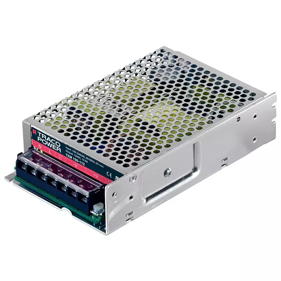 TRACO POWER POWER SUPPLY, AC-DC, 48V, 3.3A, TXM150-148