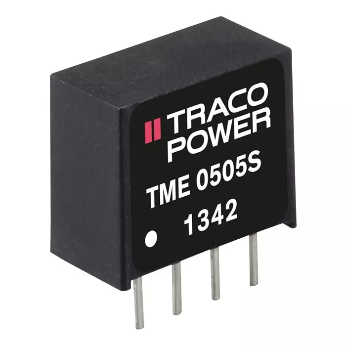 TRACO POWER DC/DC Converter,1W, 5V/0.2A, TME 0505S