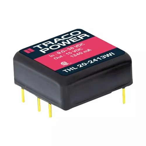 TRACO POWER DC-DC CONVERTER, 2 O/P, 20W, THL 20-4823WI