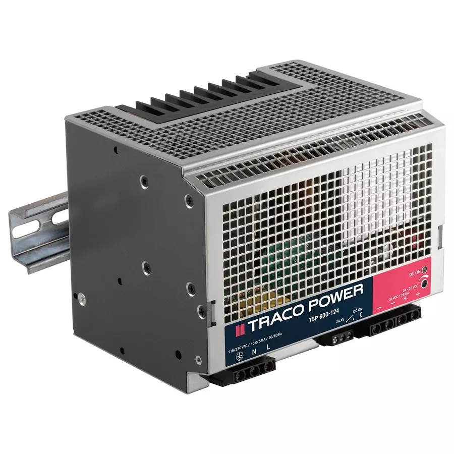 TRACO POWER PSU, METAL, 600W, 48V/12.5A, TSP 600-148