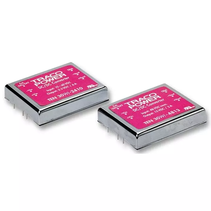 TRACO POWER CONVERTER, DC/DC, 30W, 5V, TEN 30-2411WI