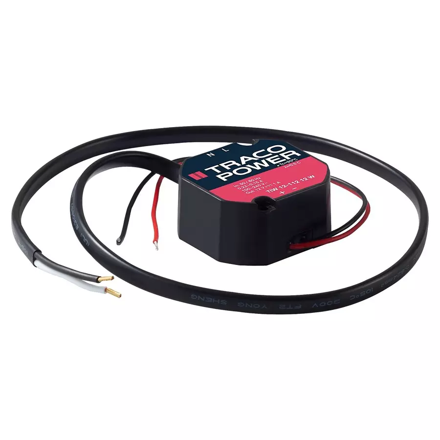 TRACO POWER PSU, AC TO DC, 12V, 12W, TIW 12-112
