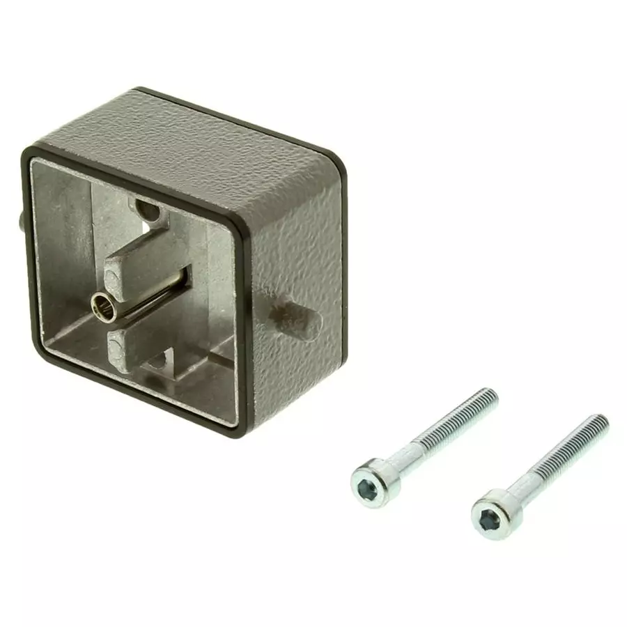 Harting Heavy Duty Hoods / Housings / Bases TWIN CARRIER HOOD, TOP ENTRY, ALUMINIUM, 09140020311