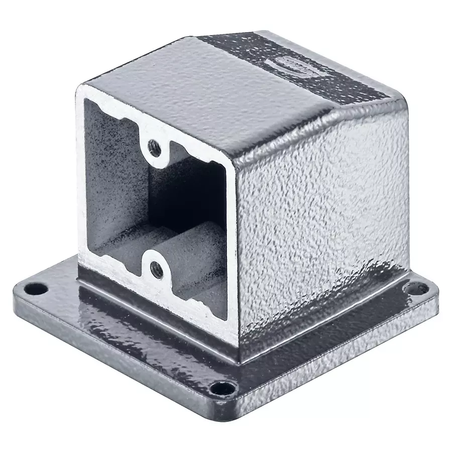 Harting Heavy Duty Hoods / Housings / Bases HOUSING, ANGLE, SCREW LOCK, ZINC, 19140020952