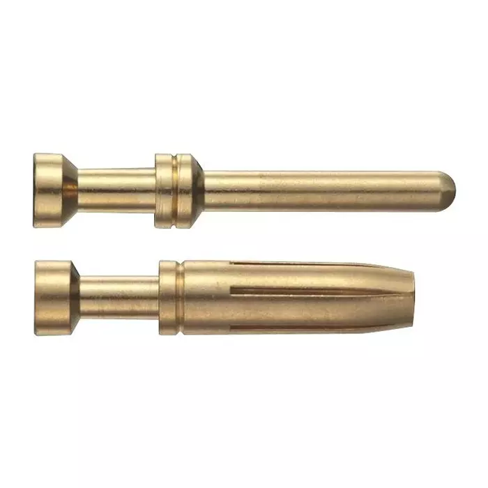 Harting Heavy Duty Connector Contacts HEAVY DUTY CONTACT, PIN, CRIMP, 12AWG, 09330006119