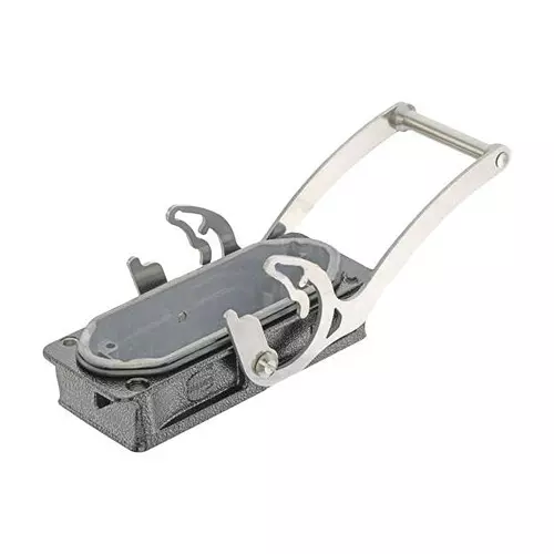 Harting Heavy Duty Hoods / Housings / Bases HEAVY DUTY BASE, 1 LEVER, SIZE 16B, ALUM, 09405160381